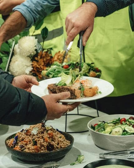 Spit roast catering